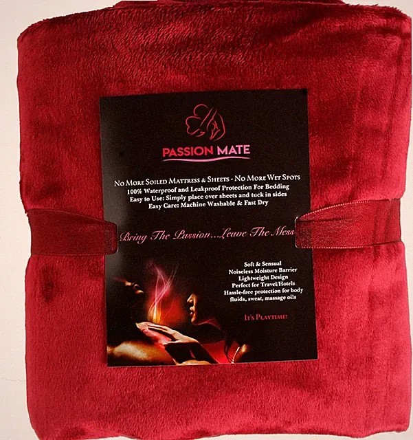 100% Waterproof Stain-Proof Intimacy Love Blanket Bed Pad - Couples Gift - Ultra