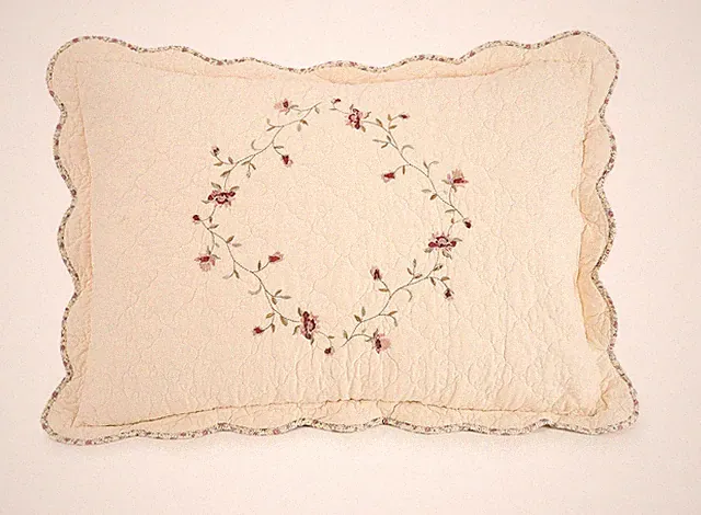 Better Homes & Gardens 2-Piece Burgundy Sham-Hannalore Standard Pillow (2 Count)