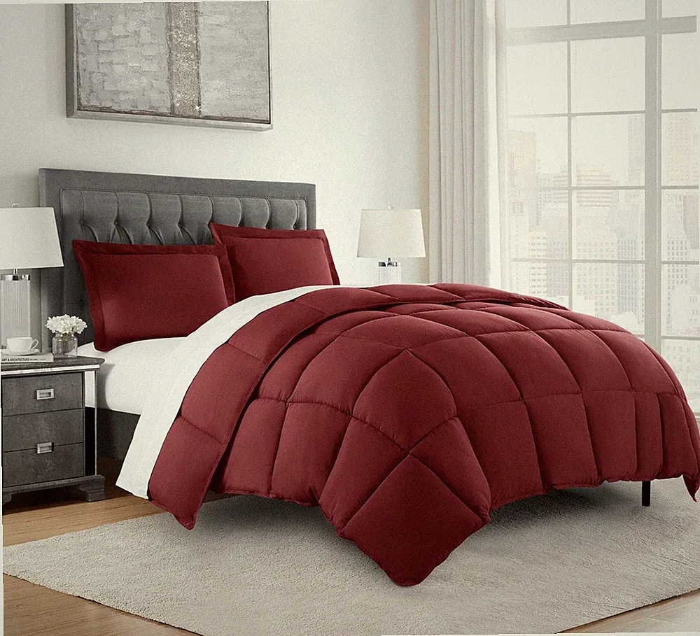 Chezmoi Collection 3-Piece Down Alternative Comforter Set All Season Bedding Set