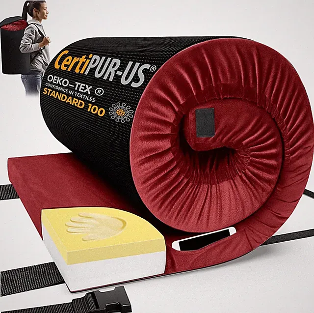 Memory Fo Cping Mattr Pad, Certi-US Sleeping Mat