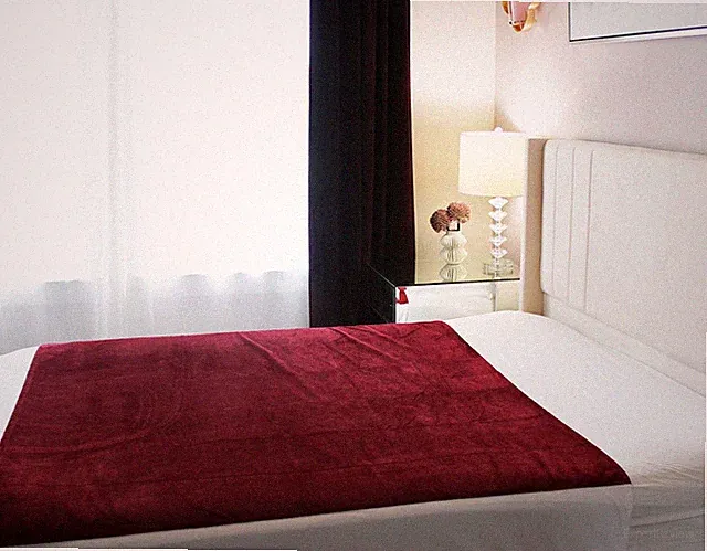 Waterproof Stain-Proof Love Blanket for King Bed - Ultra-Soft Burgundy Protector